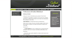 Desktop Screenshot of bibelland.dk